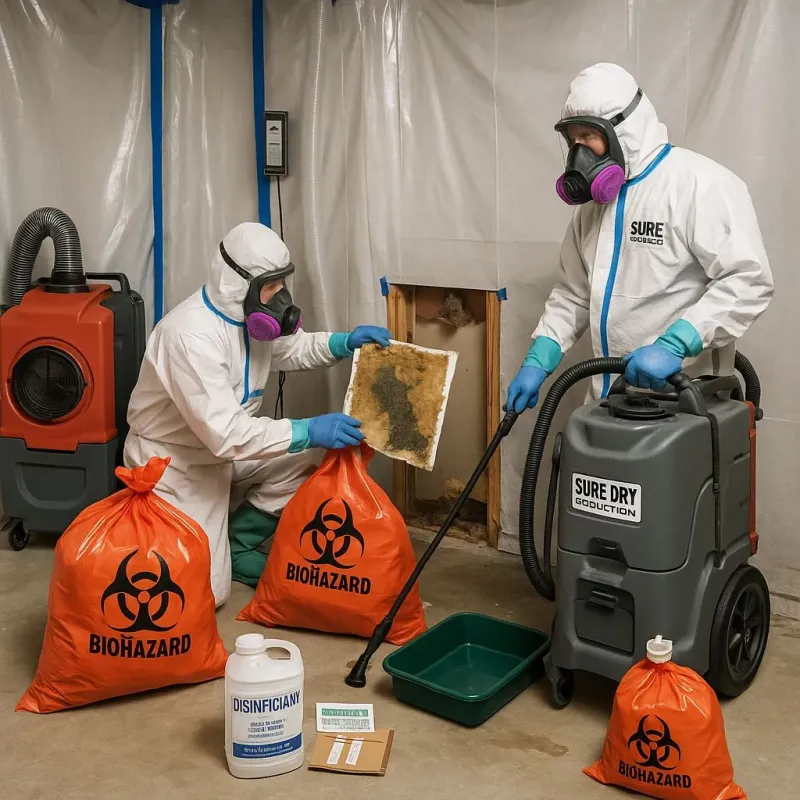 Contaminated Water Handling Protocols process in Mission, SD